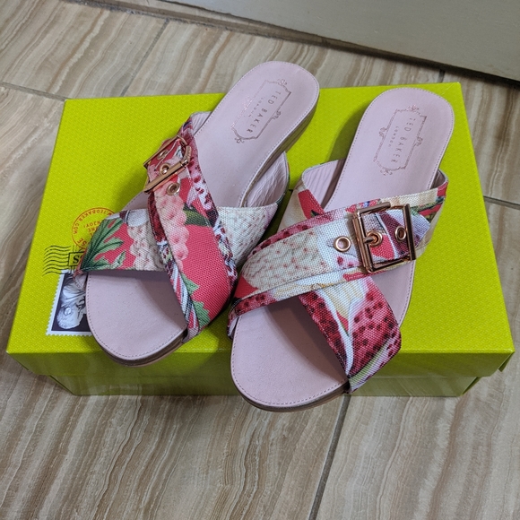 Ted Baker Floral Slide Sandal
